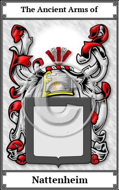 Nattenheim Family Crest Download (JPG) Book Plated - 600 DPI