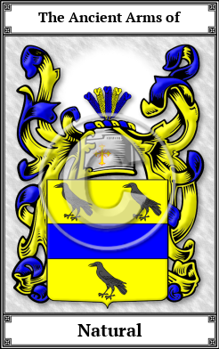 Natural Family Crest Download (JPG)  Book Plated - 150 DPI