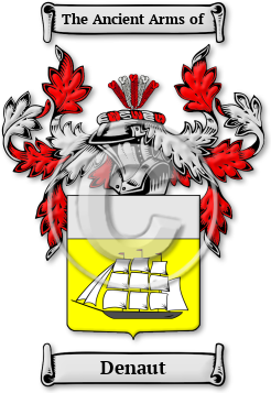 Denaut Family Crest Download (JPG) Legacy Series - 600 DPI