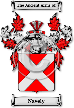 Navely Family Crest Download (JPG) Legacy Series - 600 DPI