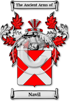 Navil Family Crest Download (jpg) Legacy Series - 150 DPI