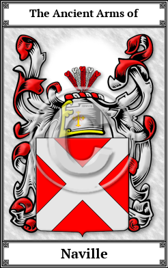 Naville Family Crest Download (JPG)  Book Plated - 150 DPI