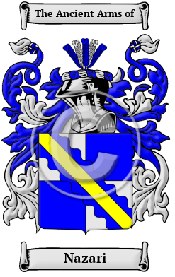 Nazari Family Crest/Coat of Arms