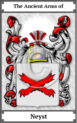 Neyst Family Crest Download (JPG)  Book Plated - 150 DPI