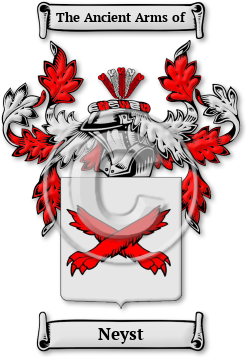 Neyst Family Crest Download (jpg) Legacy Series - 150 DPI