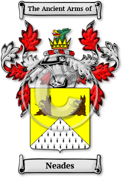 Neades Family Crest Download (jpg) Legacy Series - 150 DPI