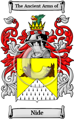 Nide Family Crest Download (JPG) Heritage Series - 600 DPI