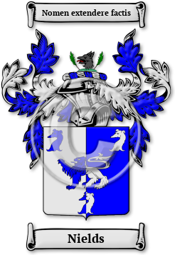 Nields Family Crest Download (jpg) Legacy Series - 150 DPI