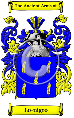Lo-nigro Family Crest Download (JPG) Heritage Series - 300 DPI
