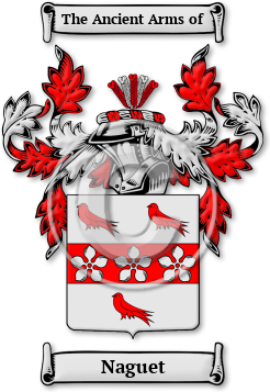 Naguet Family Crest Download (jpg) Legacy Series - 150 DPI