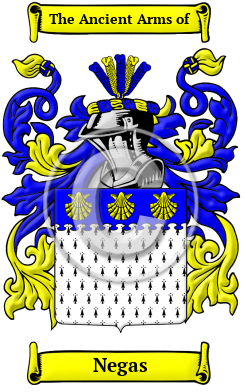 Negas Family Crest Download (JPG) Heritage Series - 600 DPI