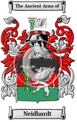 Neidhardt Family Crest Download (JPG) Heritage Series - 600 DPI