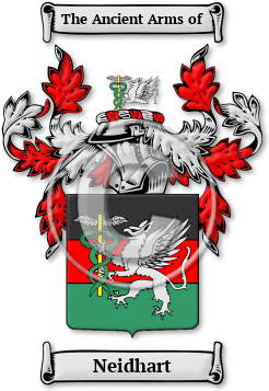 Neidhart Family Crest Download (jpg) Legacy Series - 150 DPI