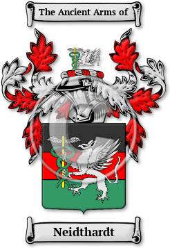 Neidthardt Family Crest Download (jpg) Legacy Series - 150 DPI