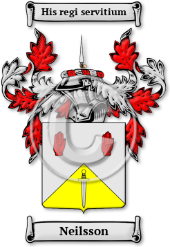 Neilsson Family Crest Download (jpg) Legacy Series - 150 DPI