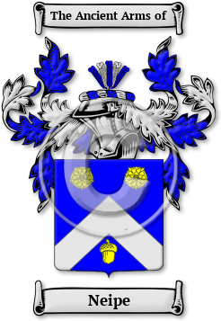 Neipe Family Crest Download (JPG) Legacy Series - 600 DPI