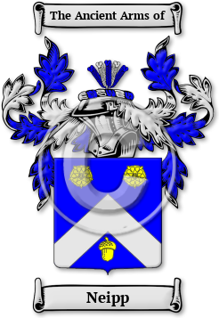 Neipp Family Crest Download (jpg) Legacy Series - 150 DPI