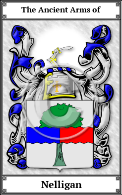 Nelligan Family Crest Download (JPG) Book Plated - 600 DPI
