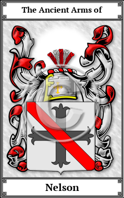 Nelson Family Crest Download (JPG)  Book Plated - 150 DPI
