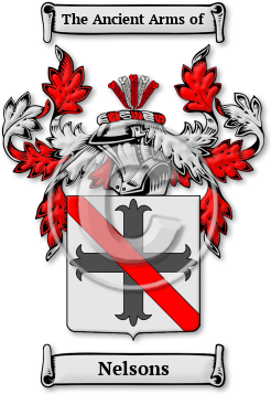 Nelsons Family Crest Download (jpg) Legacy Series - 150 DPI