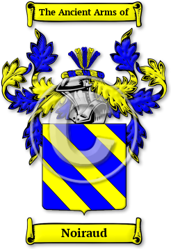 Noiraud Family Crest Download (jpg) Legacy Series - 150 DPI