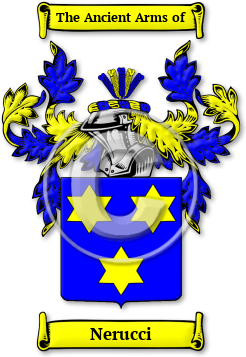 Nerucci Family Crest Download (JPG) Legacy Series - 600 DPI