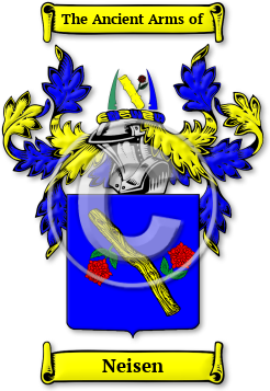 Neisen Family Crest Download (jpg) Legacy Series - 150 DPI