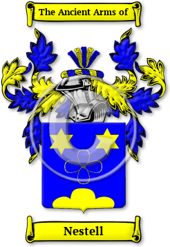 Nestell Family Crest Download (jpg) Legacy Series - 150 DPI