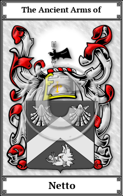 Netto Family Crest Download (JPG)  Book Plated - 150 DPI
