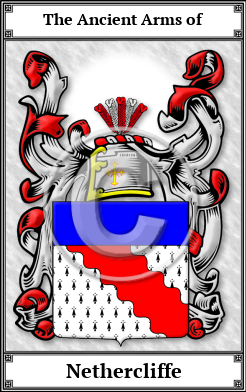 Nethercliffe Family Crest Download (JPG)  Book Plated - 150 DPI