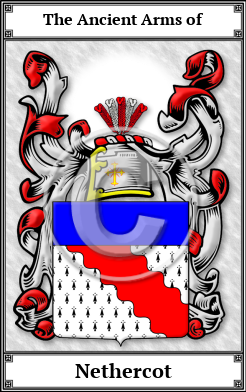 Nethercot Family Crest Download (JPG)  Book Plated - 150 DPI