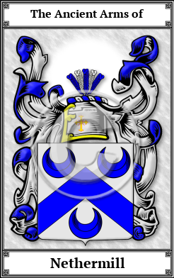 Nethermill Family Crest Download (JPG)  Book Plated - 150 DPI