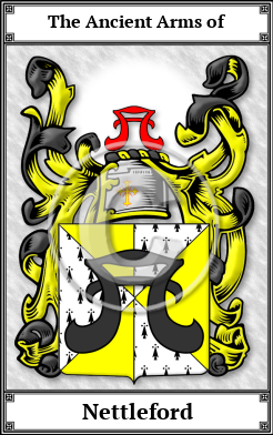 Nettleford Family Crest Download (JPG)  Book Plated - 150 DPI