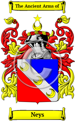 Neys Family Crest/Coat of Arms
