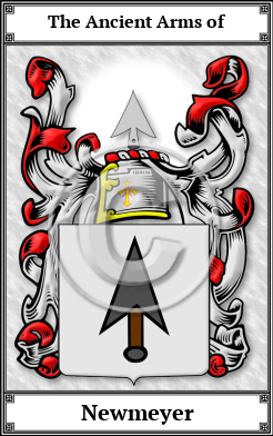 Newmeyer Family Crest Download (JPG)  Book Plated - 150 DPI