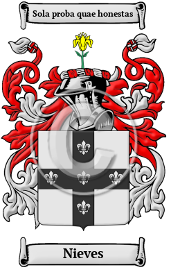 Nieves Family Crest Download (JPG) Heritage Series - 600 DPI