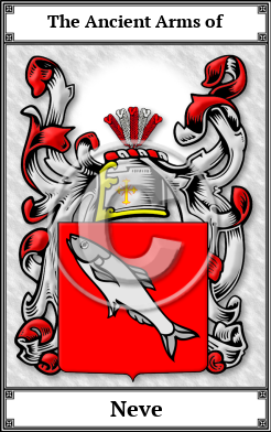 Neve Family Crest Download (JPG)  Book Plated - 150 DPI