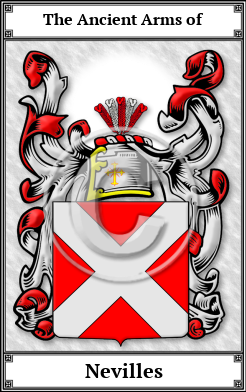 Nevilles Family Crest Download (JPG) Book Plated - 600 DPI