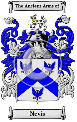 Nevis Family Crest Download (JPG) Heritage Series - 600 DPI