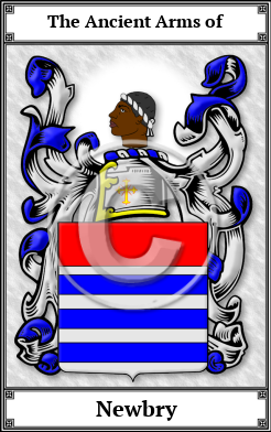 Newbry Family Crest Download (JPG)  Book Plated - 150 DPI