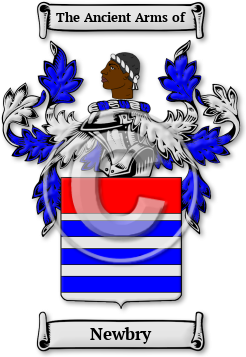 Newbry Family Crest Download (jpg) Legacy Series - 150 DPI