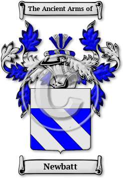 Newbatt Family Crest Download (jpg) Legacy Series - 150 DPI
