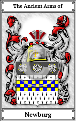 Newburg Family Crest Download (JPG)  Book Plated - 150 DPI