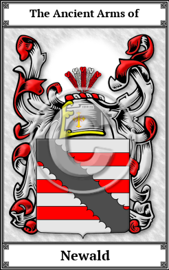 Newald Family Crest Download (JPG) Book Plated - 600 DPI