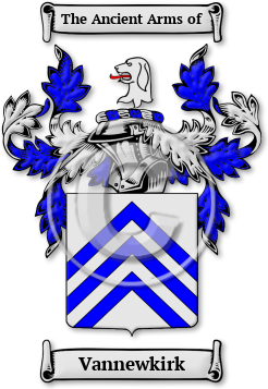 Vannewkirk Family Crest Download (jpg) Legacy Series - 150 DPI
