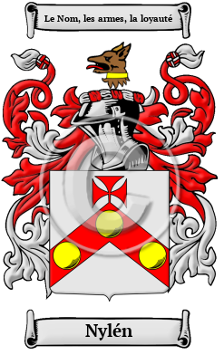 Nylén Family Crest Download (JPG) Heritage Series - 300 DPI