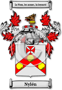 Nylén Family Crest Download (JPG) Legacy Series - 600 DPI