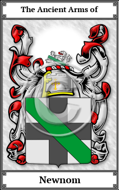 Newnom Family Crest Download (JPG)  Book Plated - 150 DPI