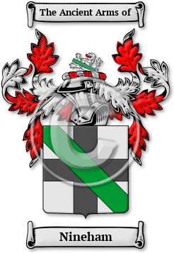 Nineham Family Crest Download (jpg) Legacy Series - 150 DPI