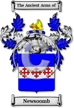 Newsoomb Family Crest Download (JPG) Legacy Series - 600 DPI